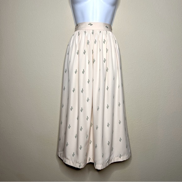 ANTHROPOLOGIE / CHRISTINE ALCALAY Cacti Midi Skirt - Sz S - Picture 5 of 13